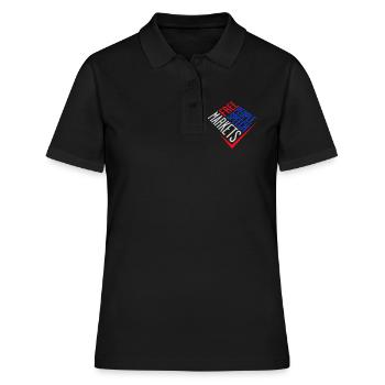 Marché de la liberté d’expression Peuple Libertarian Freedom Logo - Polo Femme - noir - Devant - Ailine (174cm)