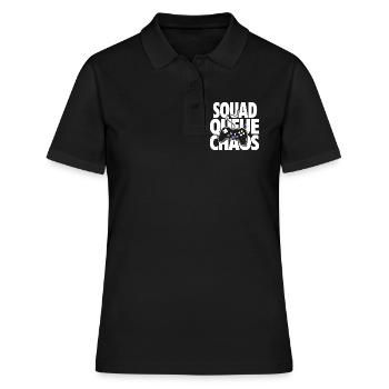 Manette de jeu Chaos Squad Queue - Polo Femme - noir - Devant - Ailine (174cm)