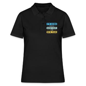 Sexe Révélation Réveillon Nouvel An Nouvel An - Polo Femme - noir - Devant - Ailine (174cm)