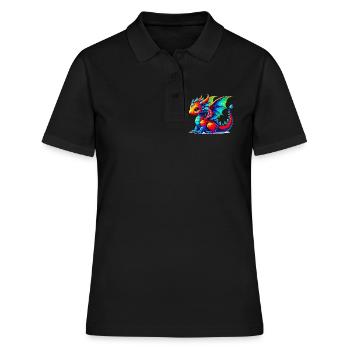 Dragon - Polo Femme - noir - Devant - Ailine (174cm)