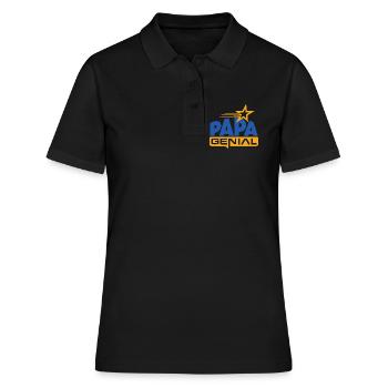 Toller Vater - Frauen Polo Shirt - Schwarz - Vorne - Ailine (174cm)
