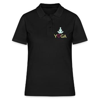 Yoga - Polo Femme - noir - Devant - Ailine (174cm)