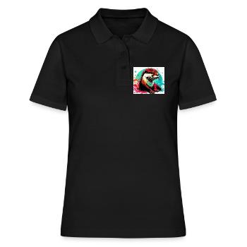 Otter - Frauen Polo Shirt - Schwarz - Vorne - Ailine (174cm)