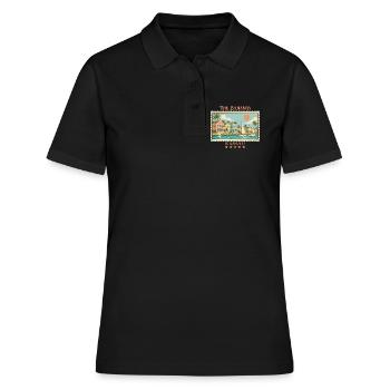 Bahamas Nassau Vintage Travel Brand - Women's Polo Shirt - black - Front - Ailine (174cm)