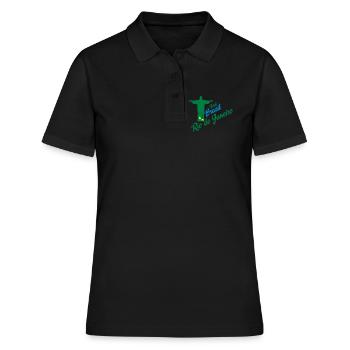 Rio de Janeiro - Frauen Polo Shirt - Schwarz - Vorne - Ailine (174cm)