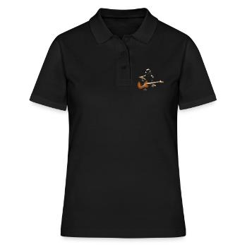 Guitarist - Women's Polo Shirt - black - Front - Ailine (174cm)