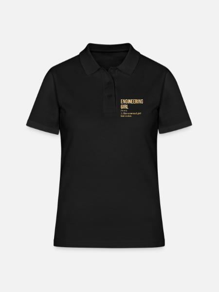 Ingénieur Ingénieur Ingénieur - Polo Femme - noir