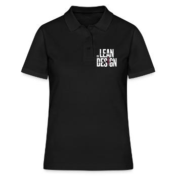 Saison de taille avec déficit calorique réduit - Polo Femme - noir - Devant - Ailine (174cm)