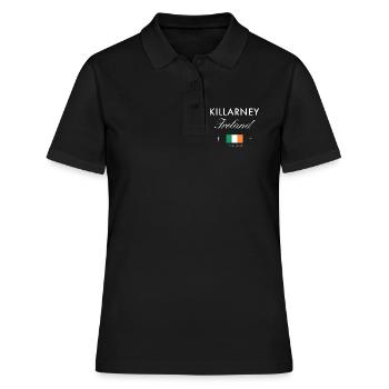 Killarney Coordonnées Irlande Souvenir de voyage - Polo Femme - noir - Devant - Ailine (174cm)