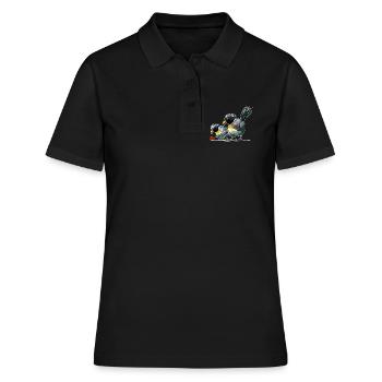 Boules de boules de boules pour pétanque - Polo Femme - noir - Devant - Ailine (174cm)