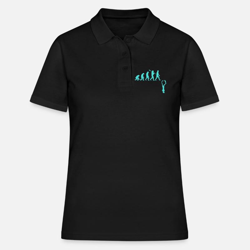 Évolution de l’apnée - Polo Femme - noir
