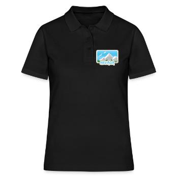 Berg Nevada - Frauen Polo Shirt - Schwarz - Vorne - Ailine (174cm)