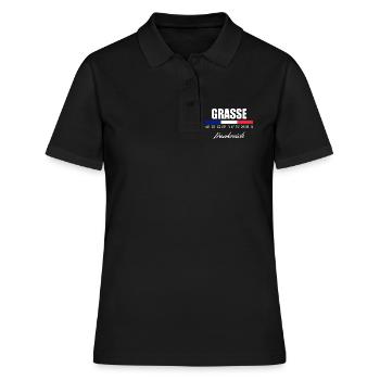 Grasse - Women's Polo Shirt - black - Front - Ailine (174cm)