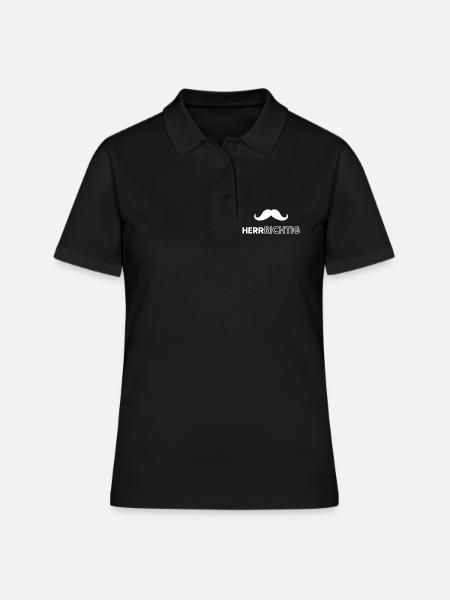 I'm a man - Women's Polo Shirt - black