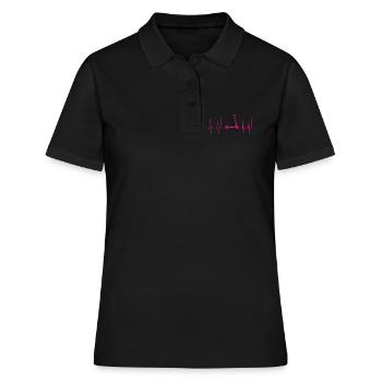 Scooter Kickboard Trotinett Cardiogramme - Polo Femme - noir - Devant - Ailine (174cm)