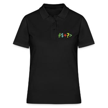 Caractère spécial - Polo Femme - noir - Devant - Ailine (174cm)