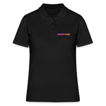 Powder Panic - Frauen Polo Shirt - Schwarz - Vorne - Ailine (174cm)