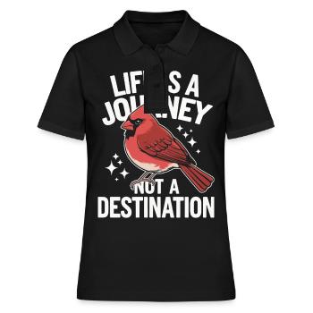 Cardinal Rouge Cardinal Vogel Rouge Cardinal - Polo Femme - noir - Devant - Ailine (174cm)