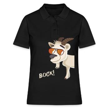 Bock avec des lunettes de soleil - Polo Femme - noir - Devant - Ailine (174cm)