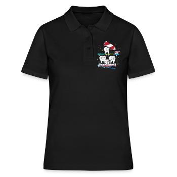 Dentiste dentiste Dentistes Brossez les dents Dentifrice - Polo Femme - noir - Devant - Ailine (174cm)
