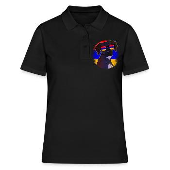 Arménie - Polo Femme - noir - Devant - Ailine (174cm)