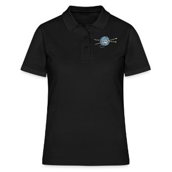 Tricot Tricot fil de laine laine laine cadeau - Polo Femme - noir - Devant - Ailine (174cm)