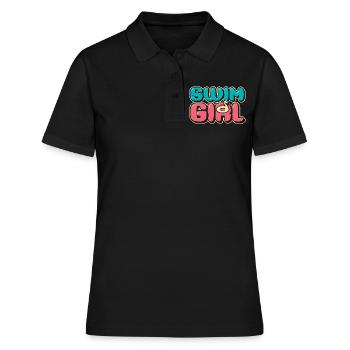 Filles de natation - Polo Femme - noir - Devant - Ailine (174cm)