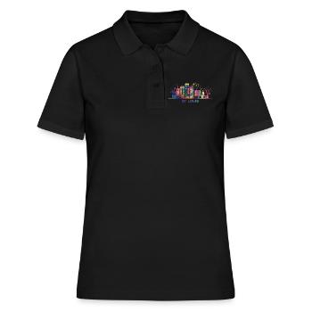 Horizon de Saint-Louisiain Saint-Louis - Polo Femme - noir - Devant - Ailine (174cm)