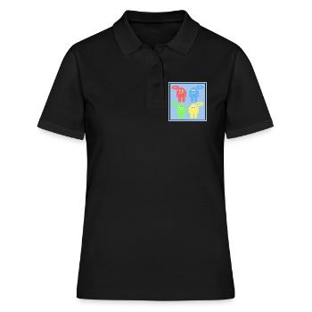 Drôles d’hommes - Polo Femme - noir - Devant - Ailine (174cm)
