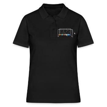 N’oubliez jamais Pluton Drôle Planète Pluton - Polo Femme - noir - Devant - Ailine (174cm)