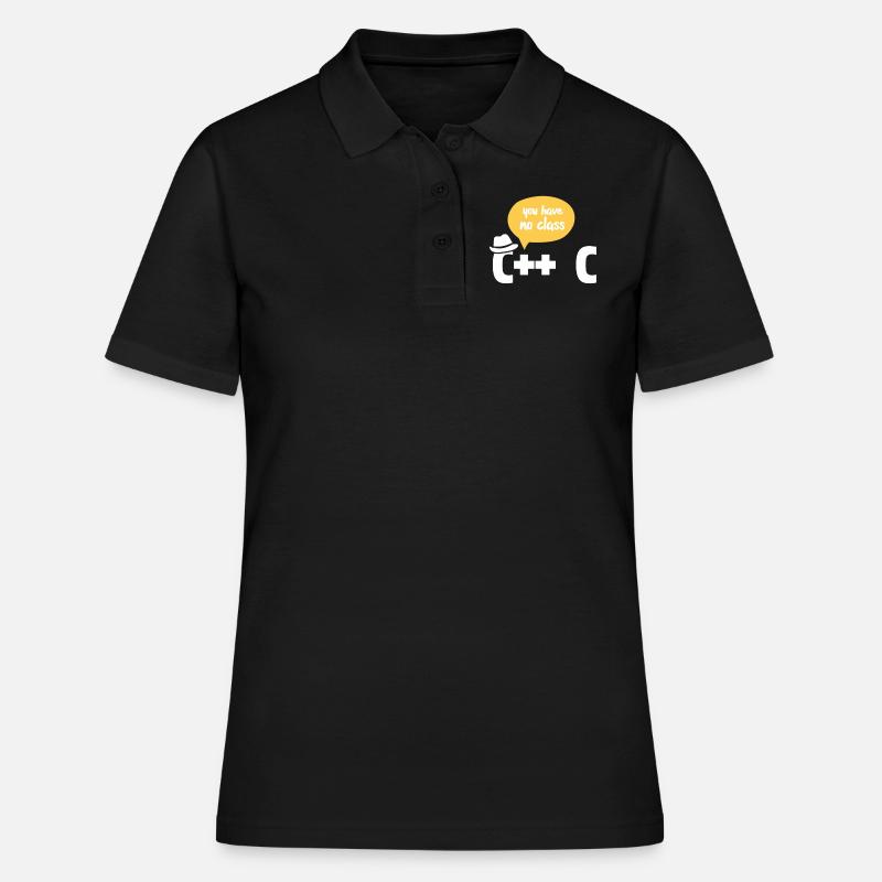 Programmierer - Frauen Polo Shirt - Schwarz