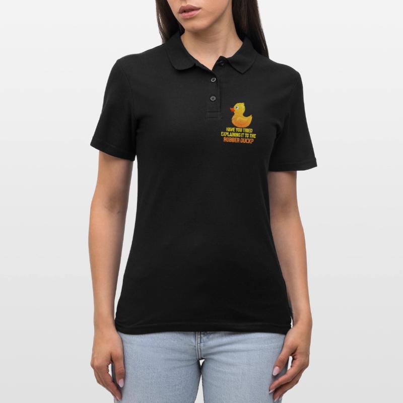 Programmierer Code Informatik Coder Geschenk Frauen Polo Shirt