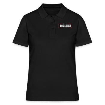 Fitness - Polo Femme - noir - Devant - Ailine (174cm)