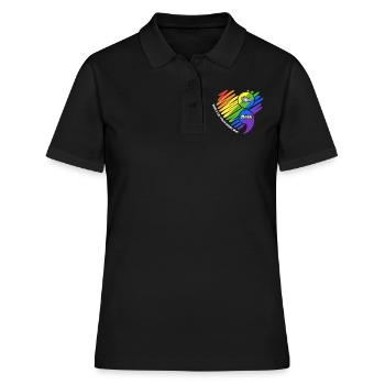 Santé mentale Cadeau en santé mentale - Polo Femme - noir - Devant - Ailine (174cm)