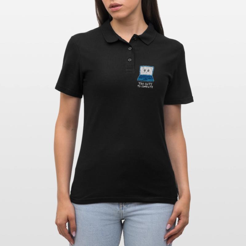 Computer Nerd PC Programmer Computer Science Gift Women's Polo Shirt