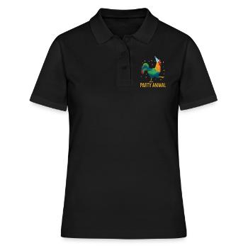 Chicken - Women's Polo Shirt - black - Front - Ailine (174cm)