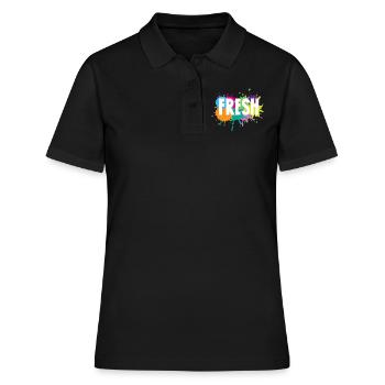 Hip Hop Rap Music Rapper Hiphop Gift - Polo Femme - noir - Devant - Ailine (174cm)