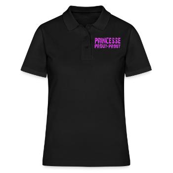 PRINCESS - Women's Polo Shirt - black - Front - Ailine (174cm)