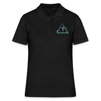 Slackline, Urban & Lifestyle - Frauen Polo Shirt - Schwarz - Vorne - Ailine (174cm)