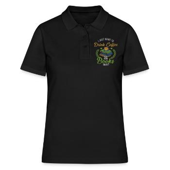 Buch - Frauen Polo Shirt - Schwarz - Vorne - Ailine (174cm)