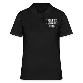 Bible Verses Christian Butterfly Isaiah - Women's Polo Shirt - black - Front - Ailine (174cm)