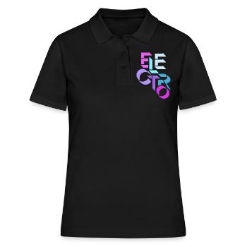 Electro Muisk, DJ, House Electro Charts - Polo Femme - noir - Devant - Ailine (174cm)