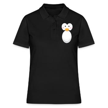 Costume de pingouin, pingouins, pingouins - Polo Femme - noir - Devant - Ailine (174cm)