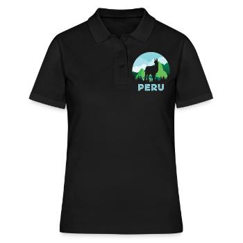 Pérou, Perulama - Polo Femme - noir - Devant - Ailine (174cm)