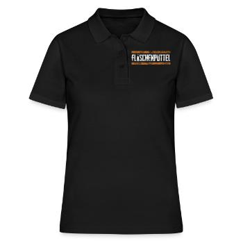 Bottled putt, beer, beer drinkers, brewers - Women's Polo Shirt - black - Front - Ailine (174cm)