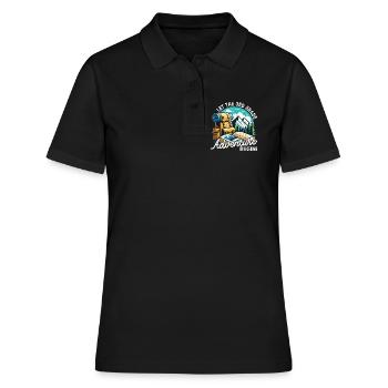 L’aventure de la troisième année commence - Polo Femme - noir - Devant - Ailine (174cm)