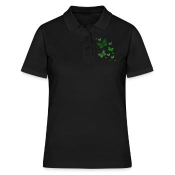 Papillon Papillon Papillon enfants - Polo Femme - noir - Devant - Ailine (174cm)