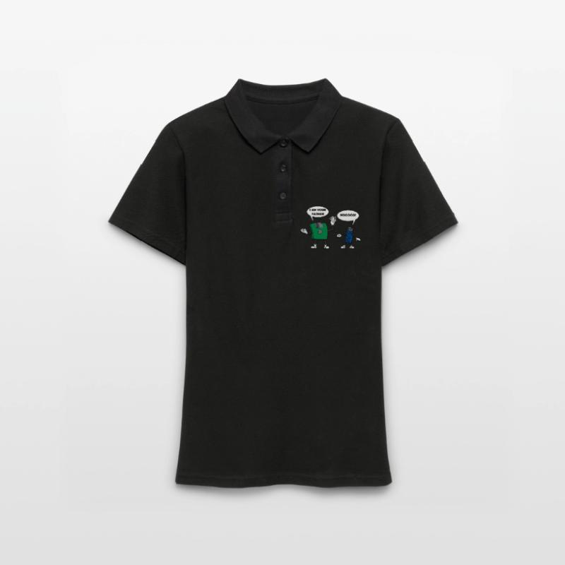 Computer technology floppy disk USB stick gift Women's Polo Shirt