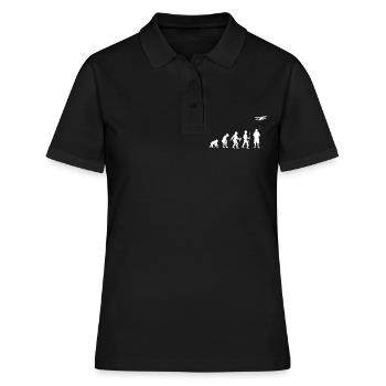 Modellflieger Pilot Modellflug Modellbau Gift - Polo Femme - noir - Devant - Ailine (174cm)