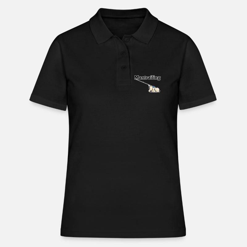 Mantrailing1 2 - Polo Femme - noir